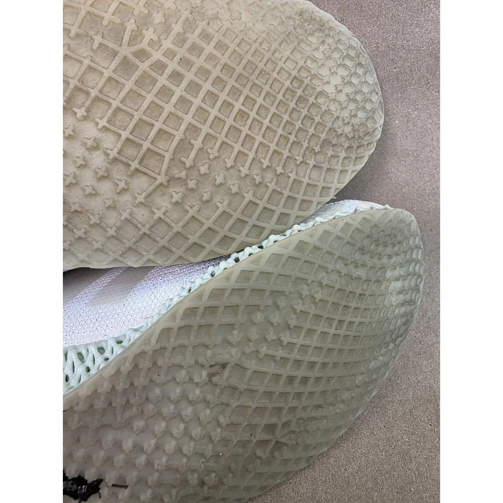 Adidas (Sz 10) Parley x 4D Run 1.0 LTD White Iridescent Running Shoes FW1229